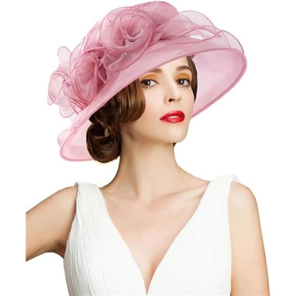 Women\'s Kentucky Hat Wide Brim Pink main image 6